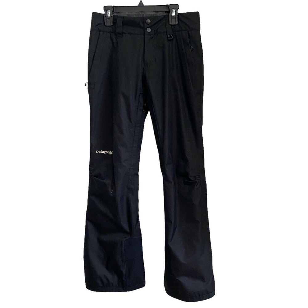 Patagonia Womens Size XS Snowbelle Pants Snow Insulated Black Winter Wear Skiing